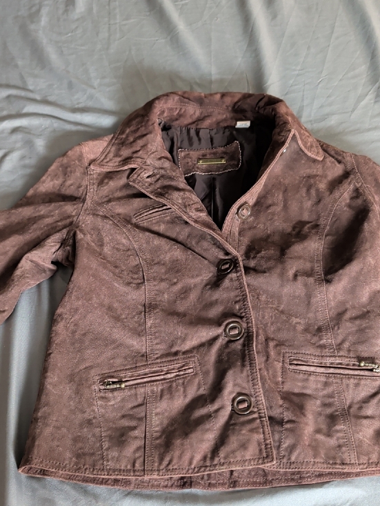 Jackets & Blazers - Women’s Brown Leather Jacket I. E. Relaxed